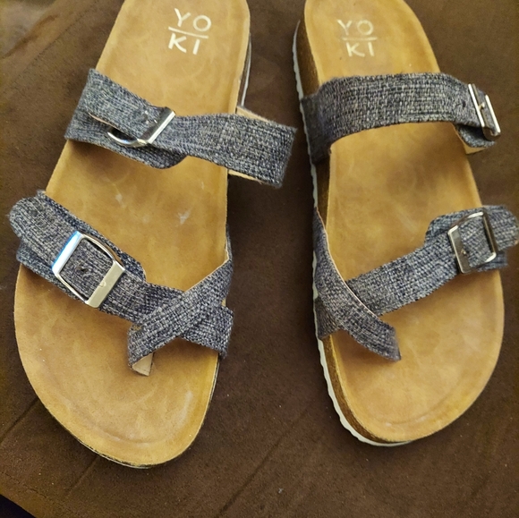 YOKI Women's Cork Flat sandals - Picture 7 of 12
